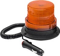 MAJÁK ORANŽOVÝ S DUÁLNÍM UCHYCENÍM NA PEVNO I NA MAGNET40XLED 9W 94X129MM