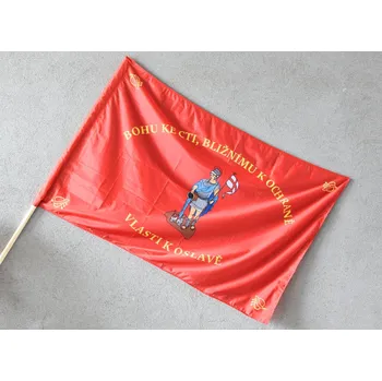 Vlajka Tištěná hasičská vlajka se svatým Floriánem Alerion