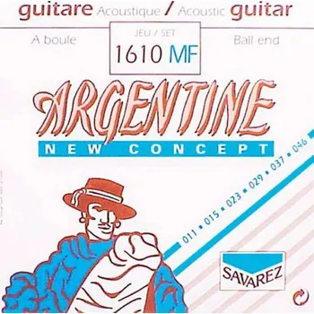 Struna pro kytaru a smyčcový nástroj Argentine 1610-MF, Struny na akustickou kytaru
