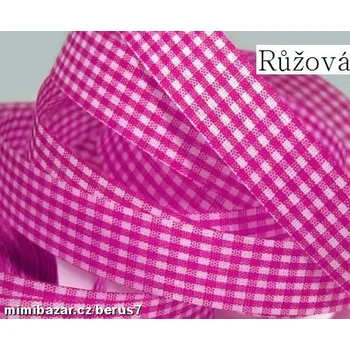Stuha Lemovka - stuha - stuhy - mašle - kostka růžová