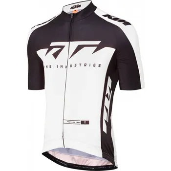 cyklistický dres Cyklistický dres KTM Factory Team shortsleeve Barva: Bílá, Velikost: XXXL
