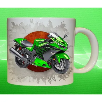 hrnek Kawasaki Ninja Zx14r 75ml (hrneček s motorkou)