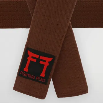 Pásek na kimono Hnědý judo FIGHTING FILMS IJF Approved