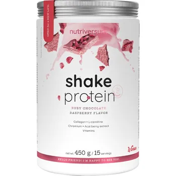 Protein Nutriversum Proteinový koktejl - ŽENY - Shake Protein - WOMEN (450 g, Rubínová Čokoláda)