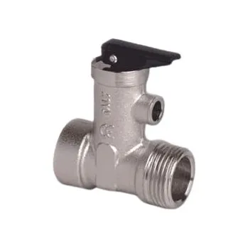 Ventil RUB Italy 3/4" pojistný ventil k zás. ohřívačům s pákou (otev. tlak 5,8 bar) 402.02