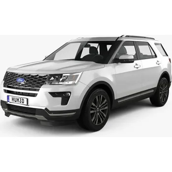 Nosič kol Příčníky Thule Evo Ford Explorer U502 2016-2019 s integrovanými podélníky