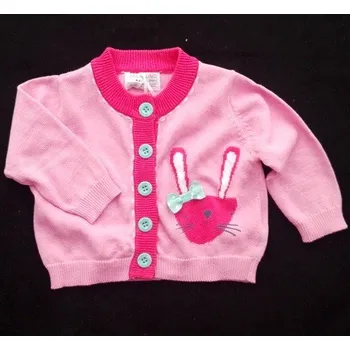 Dívčí svetr Dětský svetr, světle růžový, Babaluno