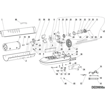Palivové potrubí DEDRA XDED9950A.29