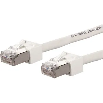 Síťový kabel METZ CONNECT S/FTP patchkabel kat. 6, Ultraflex500, 10m, LSOH, bílý (13084UA088-E) - 21.15.4208