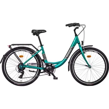 Městské kolo LIBERTY Městské jízdní kolo VIA 6spd 26" 2025 (odpružená vidlice) tyrkysové