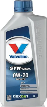 Motorový olej Valvoline SynPower DX1 0W-20