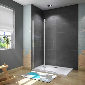 Zalamovací WALK-IN zástěna Melody WF1 106,5x195, čiré sklo