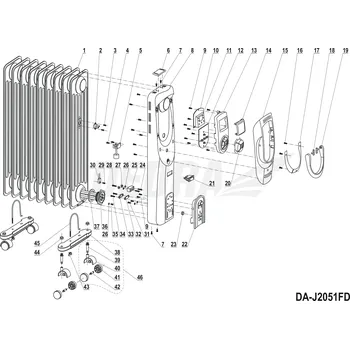 Čidlo automobilu Snímač polohy DEDRA XDA-J2051FD.05