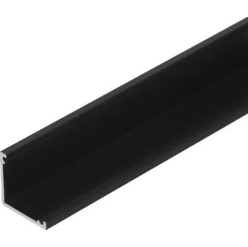 Nábytkové kování Profil WIRELI CABI DUO E černý elox, 2m (metráž)