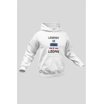 Pánská mikina Pánská mikina Legendy se rodí v lednu Barva: Bíla, Velikost: 4XL