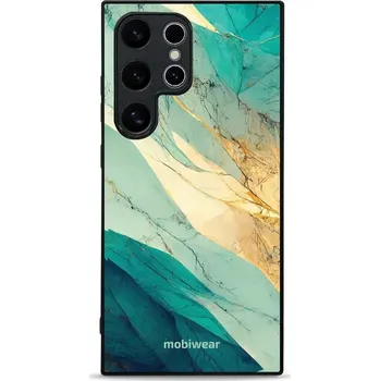 Pouzdro na mobilní telefon Lesklý kryt Mobiwear Glossy - Samsung Galaxy S24 Ultra - G024G - Zlatavý a zelenkavý mramor (Prémiové lesklé pouzdro, obal, kryt Mobiwear Glossy na mobil Samsung Galaxy S24 Ultra - G024G - Zlatavý a zelenkavý mramor, materiál Plast + TPU silikon - krytí p