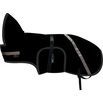 Obleček pro psa Zimní vesta JEDNOBAREVNÁ (55cm, černá)