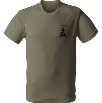 Pánské tričko Funkční tričko 252. protiletadlový raketový oddíl - simple - olivová