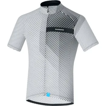 cyklistický dres SHIMANO CLIMBERS dres, bílá, M