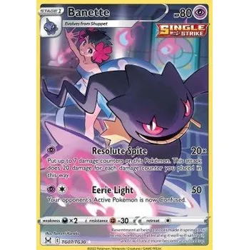 Karetní hra Pokémon TG07/TG30 Banette - Lost Origin Trainer Gallery