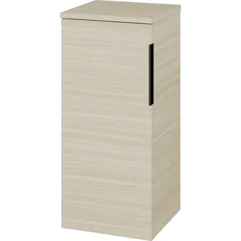 Koupelnový nábytek Dřevojas Nízká skříňka DOS SND 35 - D04 Dub / Úchytka T07 / D04 Dub / Levé