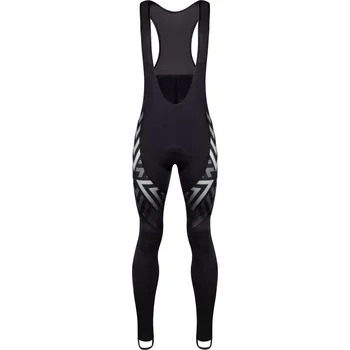 Cyklistické kalhoty FORCE kalhoty F SPIKE se šráky a vložkou, černo-bílé M