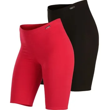 Dámské legíny Bavlněné černé legíny nad kolena LITEX S