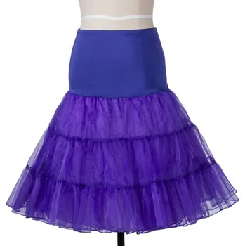 Dámská sukně Dámská spodnička v různých barvách Barva: Fialová, Velikost: L