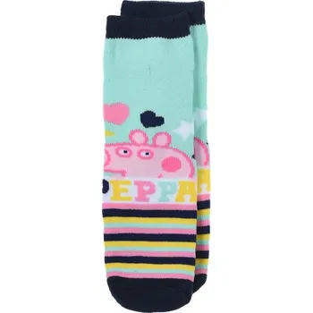 Mintové dívčí ponožky Peppa Pig Velikost: 27/30