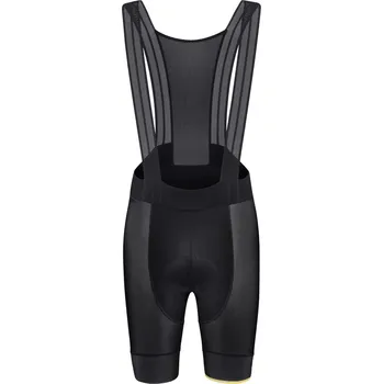 Cyklistické kalhoty kraťasy FORCE GOLD se šráky a vl, černo-zlaté XS