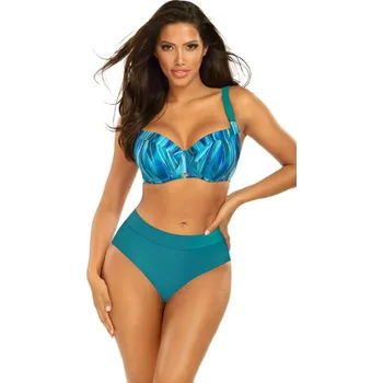 Dámské plavky Dámské dvoudílné plavky Puerto Rico 4 S995PO4-1 moř. zelená-modrá - Self 50D