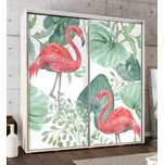 Maridex Moderní šatní skříň s posuvnými dvířky s motivem Penelopa 205 maride Maridex Penelopa motiv 205: Flamency