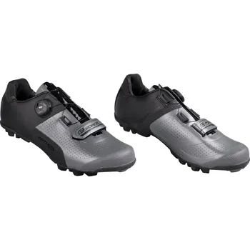 Pánské cyklistické tretry tretry FORCE VIRTUOSO GRAVEL, černo-titanová 37