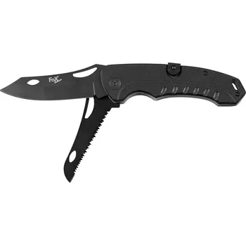 Pracovní nůž MFH Nůž zavírací "Jack" 2v1 s hladkou čepelí a pilkou G10 FoX® Outdoor 45525