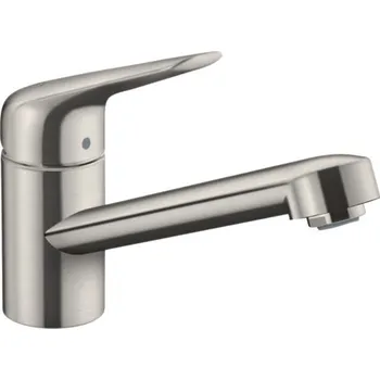 Vodovodní baterie Hansgrohe Focus M42 VZHLED NEREZU FINISH kuchyňská páková baterie 100, 1jet