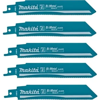 Pilový plátek 5x Pilový list BiM do pily ocasky na kov Makita B-55815 - 152mm