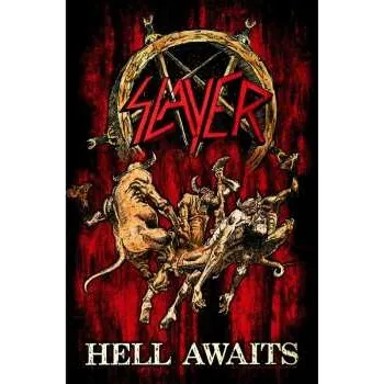 Nášivka Merch Slayer: Textilní Plakát Hell Awaits