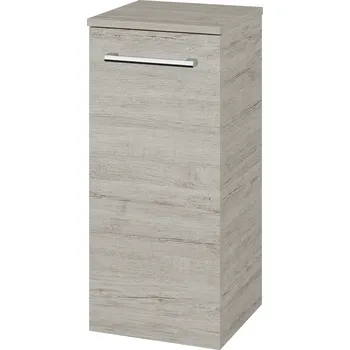 Koupelnový nábytek Dřevojas Nízká skříňka DOS SND 35 - D05 Oregon / Úchytka T03 / D05 Oregon / Pravé