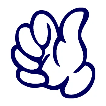 Samolepící dekorace SAMOLEPKA Ruka 002 levá palec nahoru (23 - tmavě modrá) NA AUTO, NÁLEPKA, FÓLIE, POLEP, TUNING, VLASTNÍ TEXT, TISK, AUTOSAMOLEPKY.cz, POLEPY, OBRÁZEK, LOGO, SAMOLEPKY