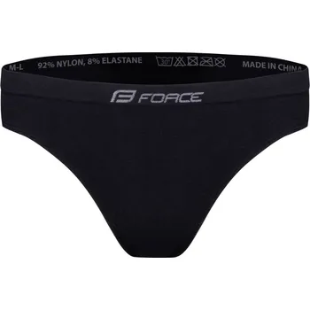 Dámské spodní prádlo FORCE dámské spodní prádlo-bikiny 3 pack, černé XS-S