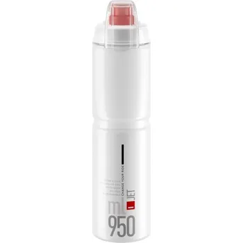 Láhev ELITE láhev JET PLUS 22' čirá/červené logo, 950 ml