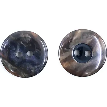 Knoflík GOM144, Knoflík, 18mm, perleťově hnědý, 1ks