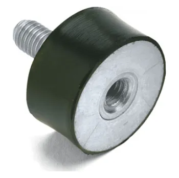 Silentblok motoru Silentblok válcový typ 2 (šroub - matka) průměr 25mm / výška 15mm, M6x18, GeTech