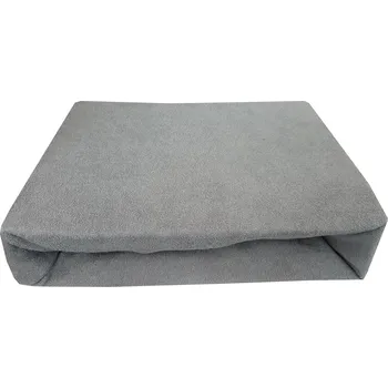 Prostěradlo Dewa Froté prostěradlo s gumičkou, rozměr 200 × 220, barva šedá -60