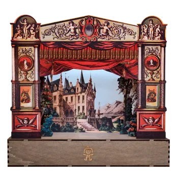 Loutkové divadlo Retro loutkové divadlo pro 20 cm loutky