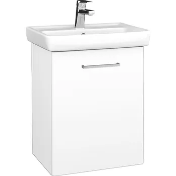 Koupelnový nábytek Dřevojas Koupelnová skříňka DOOR SZD 50 - N01 Bílá lesk / Úchytka T04 / L01 Bílá vysoký lesk / Pravé