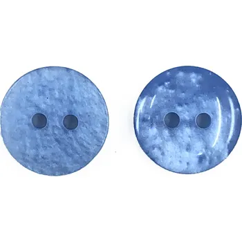 Knoflík GOM148, Knoflík, 16mm, perleťově modrý, 1ks