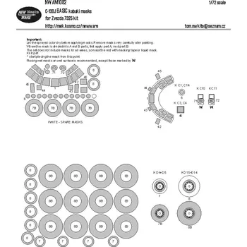 Plastikový model 1/72 Mask C-130J BASIC (ZVE 7325)