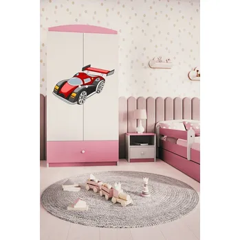 Komoda Dětská skříň Babydreams 90 cm formule růžová