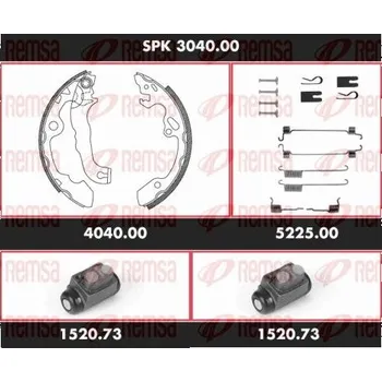 Brzdový buben Souprava brzd, bubnová brzda REMSA SPK 3040.00